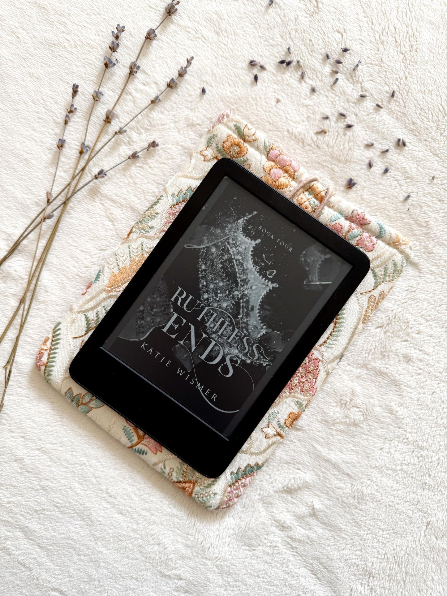 Embroidered Tropical E-Reader Sleeve