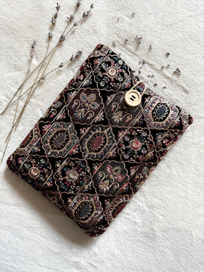 Embroidered Rhomboid Book Sleeve