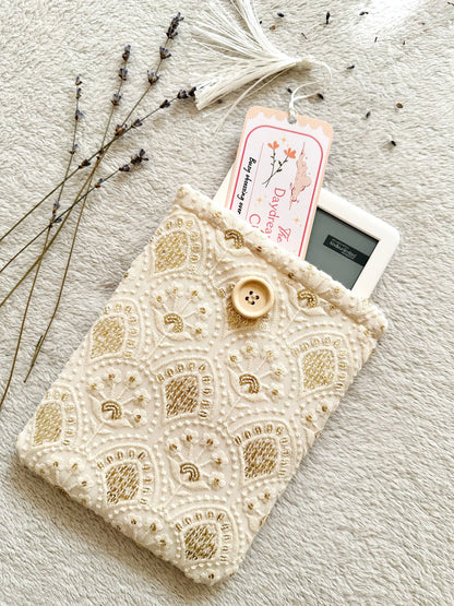Embroidered Sequin Kindle & Kobo Sleeve