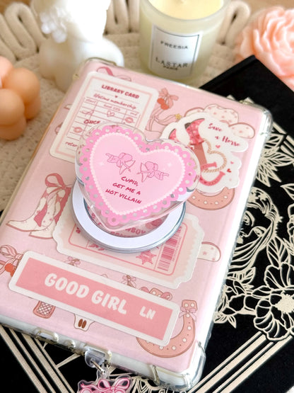 Cupid Heart Magnetic E-Reader Grip