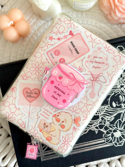 Strawberry Jam Magnetic E-Reader Grip