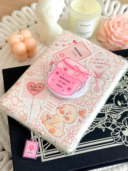 Strawberry Jam Magnetic E-Reader Grip