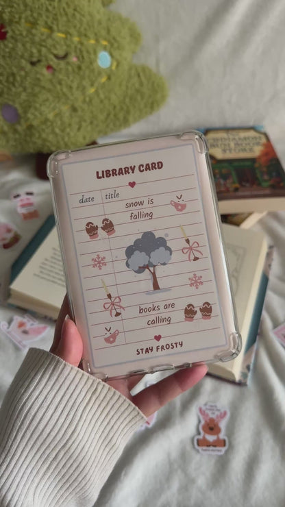 I Smell Snow Library Card Kindle Insert